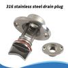 Upgrades Edelstahl Garboard Ablaufstopfen Set Marine Bilgenablaufstopfen Marine Bilgenzubehör für Küche Badezimmer