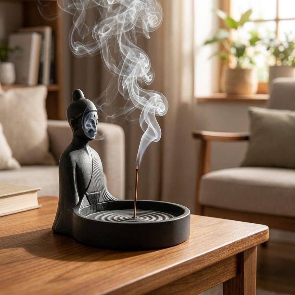 with Ash‑Catching Chinese Incense Stick Holder Zen Style Stick Incense Holder  Desktop Use