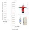 1Pc 2M/3M 8-Mode Usb Santa Claus Ladder Light, Suitable For Indoor And Outdoor Christmas Parties, Gardens, Home Wall Decoration