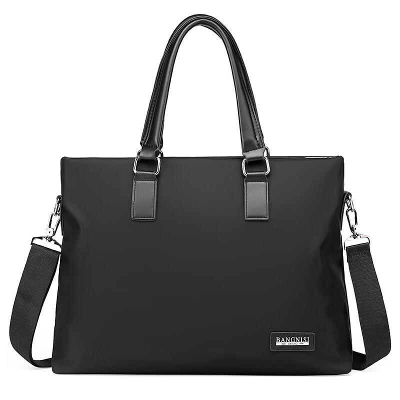 Мужская кожаная сумка-портфель Vanaheimr с принтом волка One Size