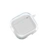 Transparent TPU Headphone Cases 2024 for AirPods 4 Case  Clear Soft Plastic Earphone Cases  With Metal Clip