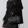 Jordan Bolso Boston de Cuero y Poliéster con Logo de Aviador Metálico Unisex Bolsos de Mano Negro DR5595-010