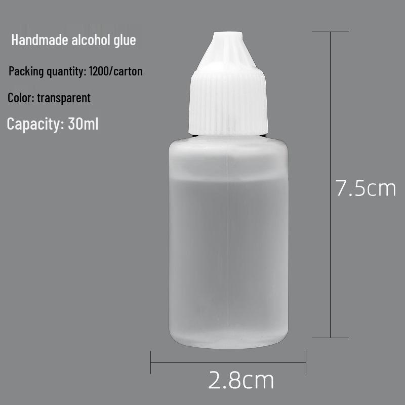 Kids' DIY Transparent Alcohol Glue - 30ml for Crafts: Ideal for Non-woven Fabric, Kindergarten Projects, Hemp Rope & Handmade Creations