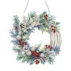 Special Shaped Diamond Painting Hanging Wreath Christmas Diamond Painting Wall Decor Wreath for Home Window Door Decor Gift
