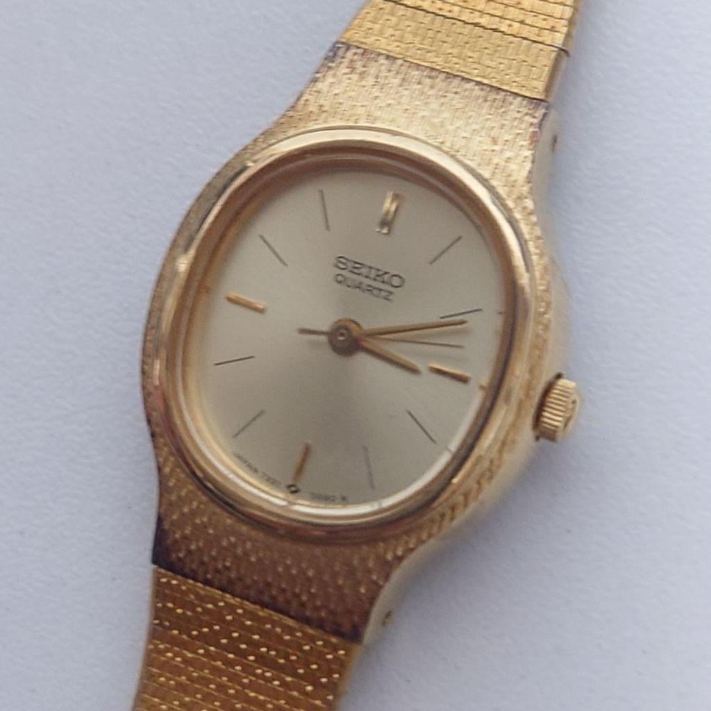 [USED] SEIKO 7321-5280 Gold Quartz Women's Watch