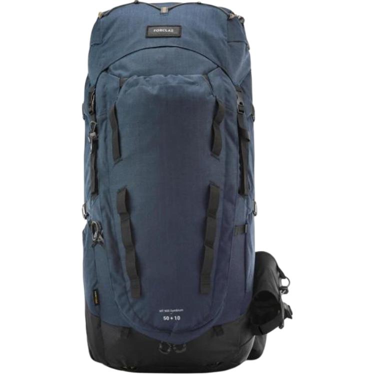 DECATHLON60L Durable and versatile hiking outdoor bag nylon carbon grey women's model