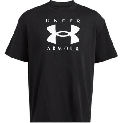 T-shirt à Manches Courtes Col Rond Coupe Droite avec Imprimé Logo Homme Tops Noir 1389146-001