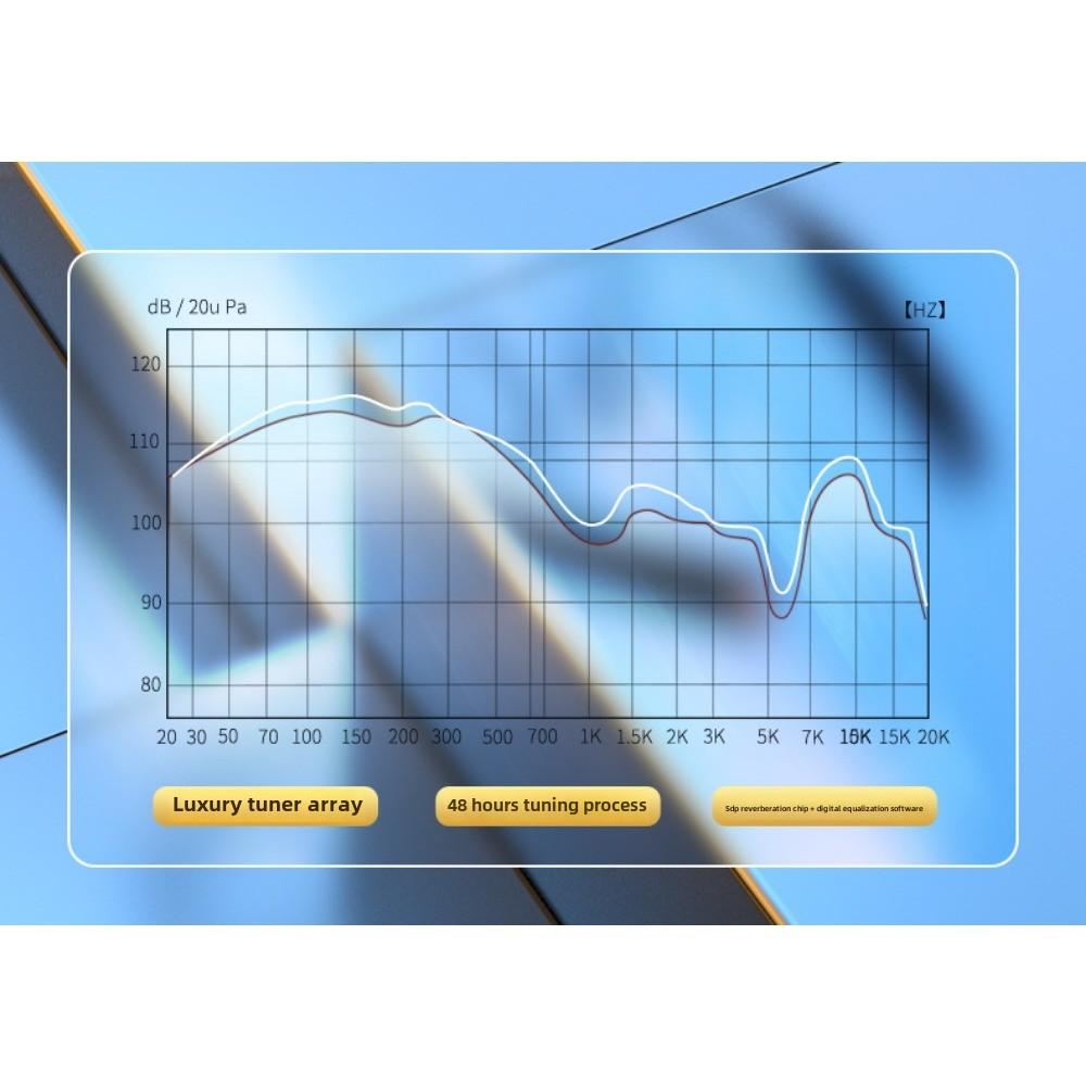 5.3 Wireless Bluetooth Headphone Neck Plug-in Card Ultra-long Life Plug-in Microphone In-ear Neck Bluetooth Headphone