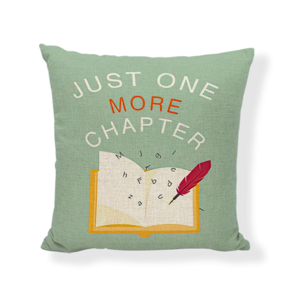 Farmhouse Pillowcase: Book-Themed Decor for Reading Rooms & Gifts for Book Lovers