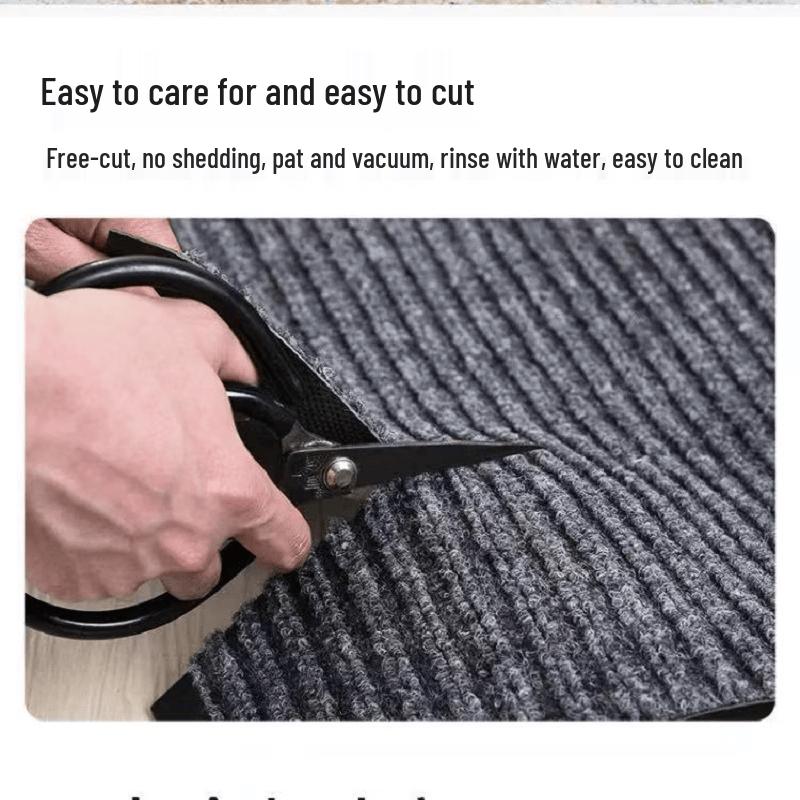 Minimalist Striped PVC Doormat