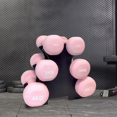 Organizador de Mancuernas de 3 Niveles para Gimnasio en Casa Almacenamiento de Pesas