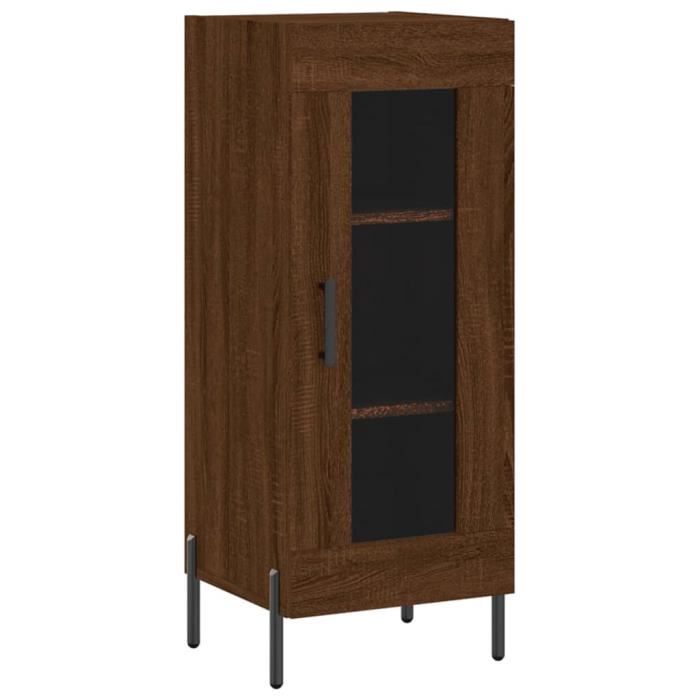 VidaXL Buffet Brown Oak 34.5x34x90 Cm Engineered Wood 828811