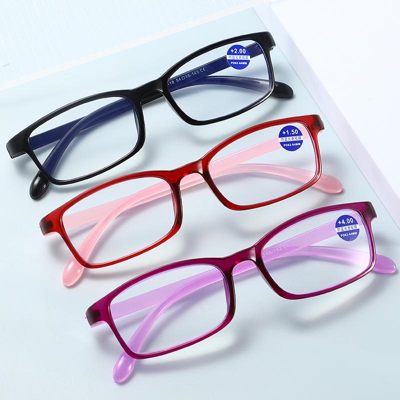 Ultra-Light Reading Glasses Run Rivers And Lakes High Definition Old Glasses Old Anti-Blue Simple Old Flower Stall