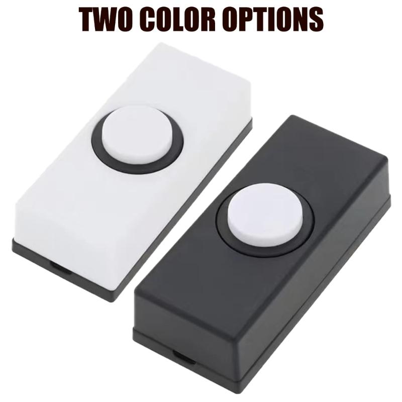 Wall Mounted Doorbell Switches Garage Lighted Door Bells Switches Button Replacement Wiring Door Bells Push Buttons A0KF