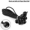 2~60Pcs Black-White Dot Bungee Cord Sun Shade Net Installation Accessories Outdoor Tent Canopy Tarp Elastic Oxford Rope Ties