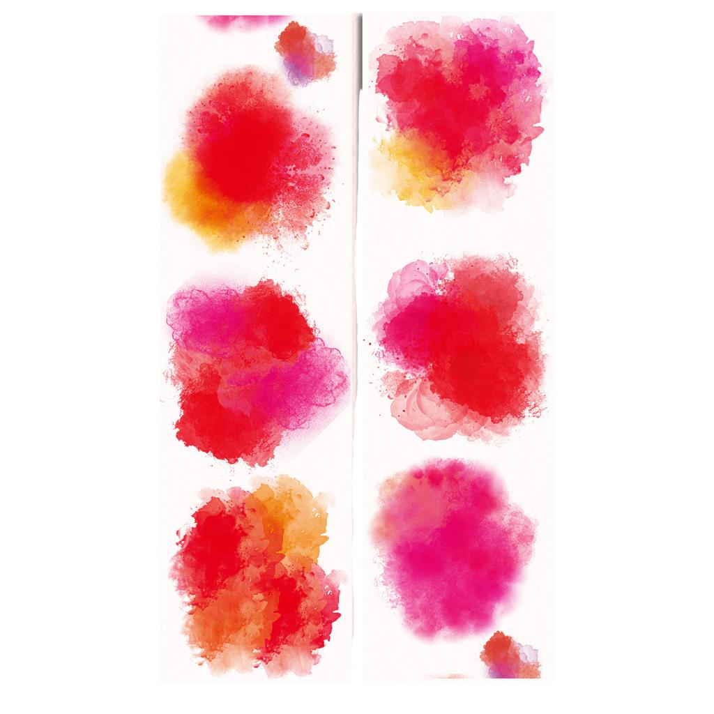 Decorative Tape 50mmX2M Watercolor Scenery Tape Scrapbooking Tape for Scrapbooking Journal Planner Photo Album Wrapping