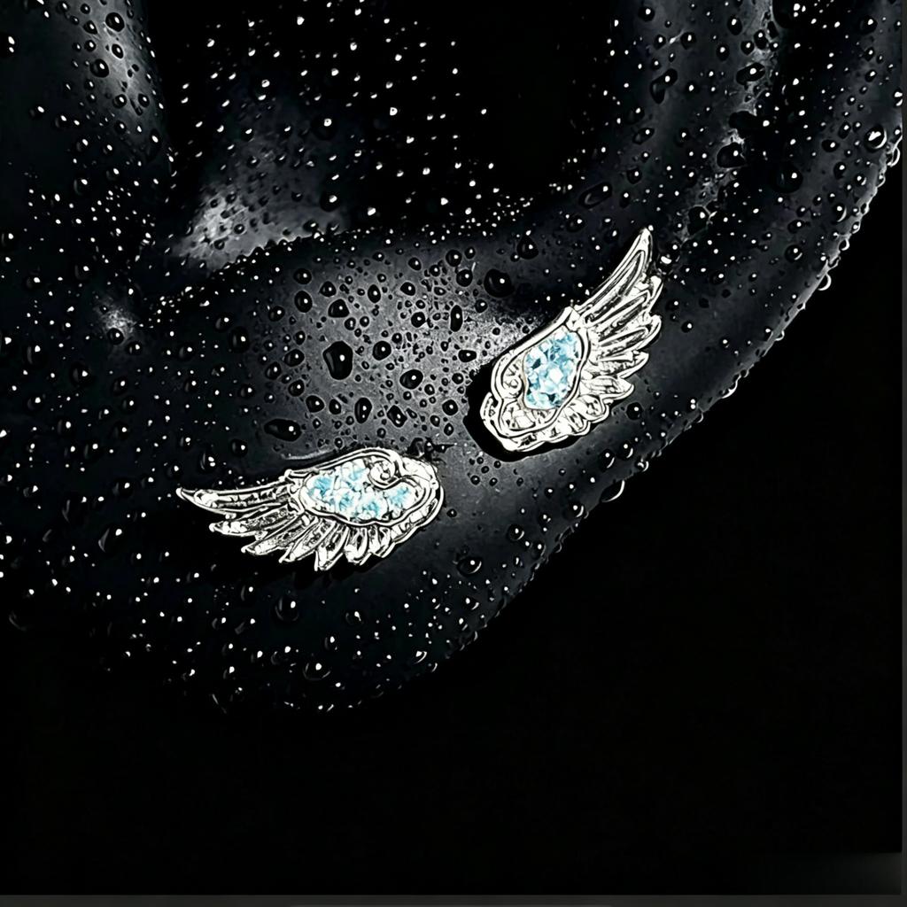 Y2K Jewelry Pentagram Star Stud Earrings for Women Girl New Gothic Punk Design Asymmetry Star Zircon Earrings Daily Party Gift