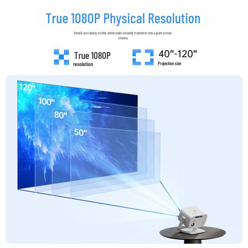 KONKA C8 Smart Portable HD Projector (CN version)