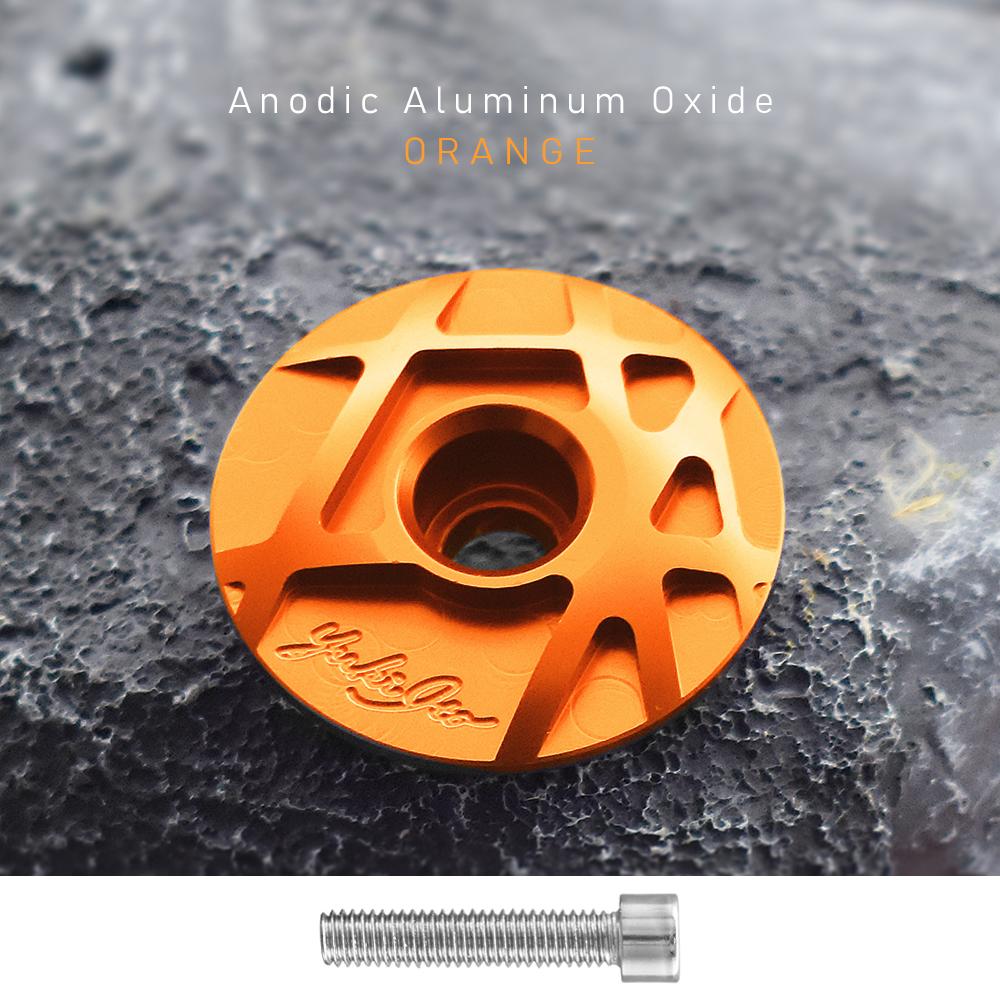 Bicycle Headset Cap MTB Road Bike Stem Headset Top Cap Cover CNC with Screw for 28.6mm Fork Head Tube Cycling Accessories