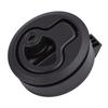 RV Boat Hatch Latch Flush Mount Round Pull Latch Lock with 2 Keys for Marine Camping Vehicle