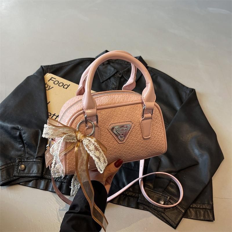 Strukturierte Litschi-Muster Handtasche Damen Neue trendige und modische Pendler-Umhängetasche Sommer Vielseitige Messenger Bag