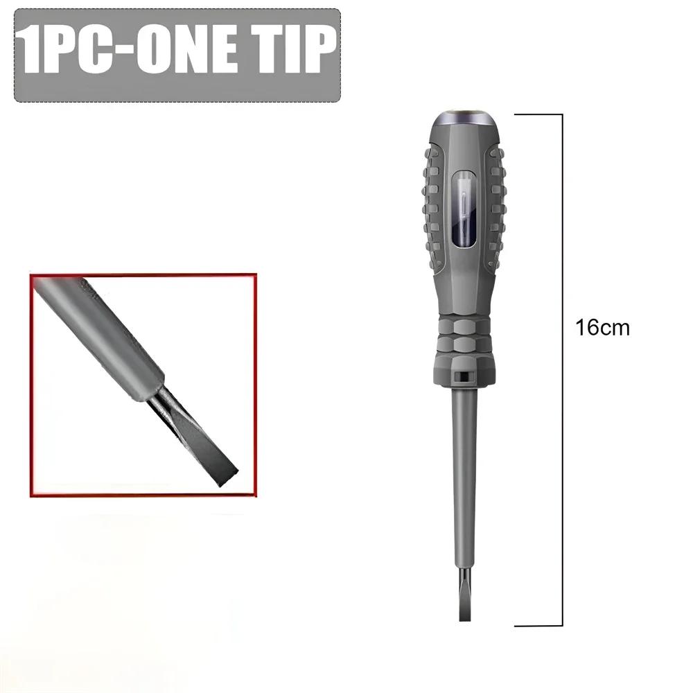 Digital Voltage Tester Pen AC Non-contact Induction Test Pencil Voltmeter Detector Electrical Slotted Screwdriver Indicator