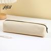 Low-saturation Color Pouch Oxford Pencil Case, Large Capacity Pen Bag, Simple Student Case Zipper for School Office, Lightweight Stationery Organizer
