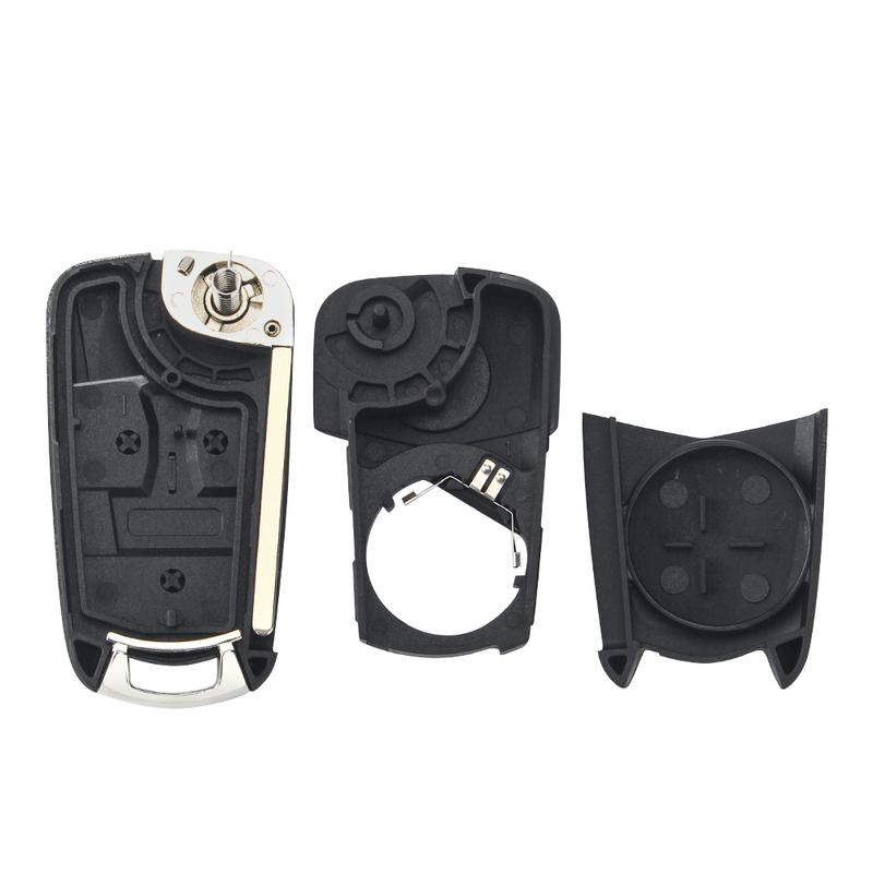 KEYYOU 10pcs Flip Remote Folding Car Key Fob Case Shell For Vauxhall Opel Astra H Corsa D Vectra C Zafira Astra Vectra Signum