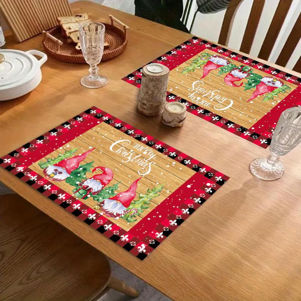 Bestselling Christmas Table Mat: Versatile Heat-Resistant Decorative Placemat