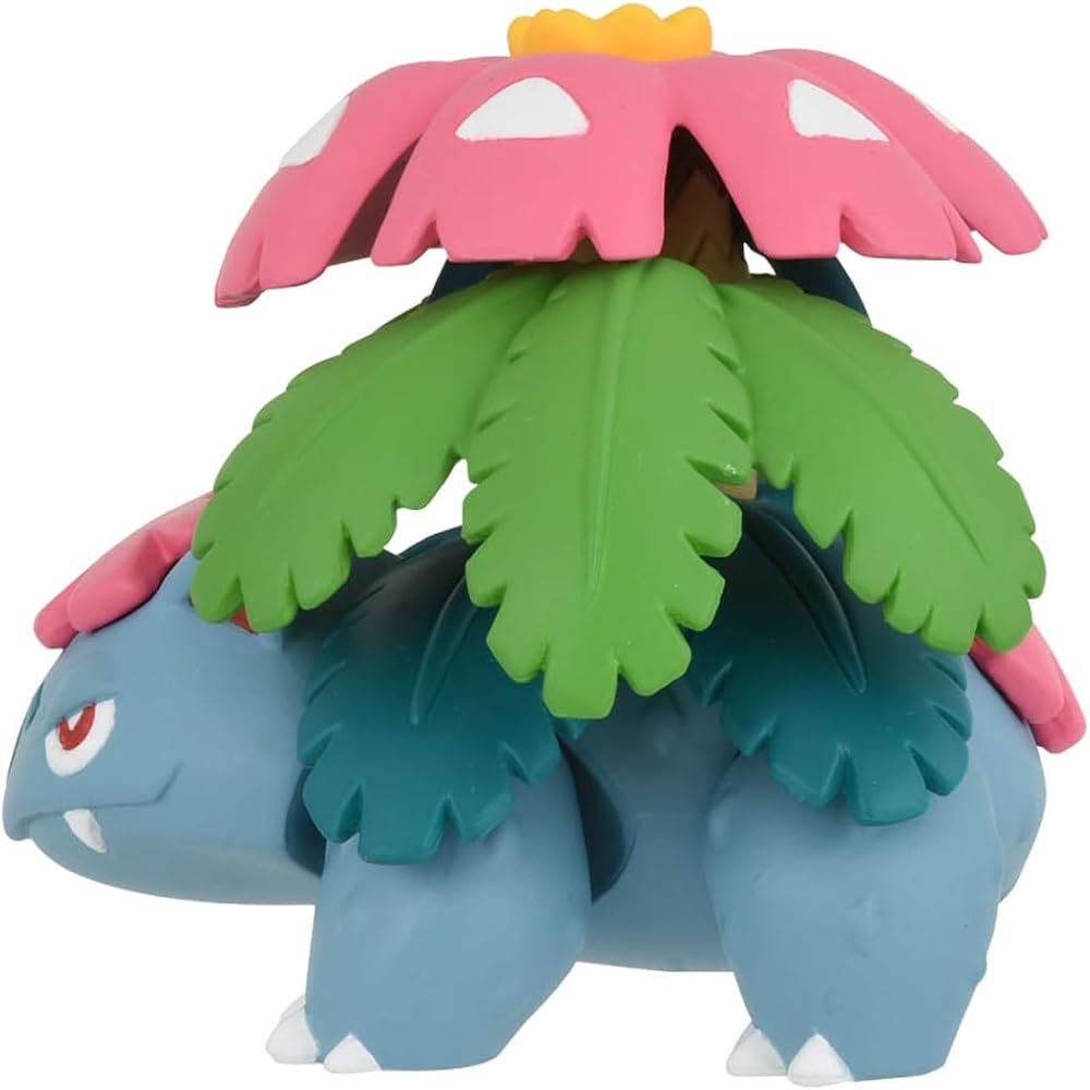 Pokemon Moncolle Mega Venusaur Collectible Figure Green 10cm
