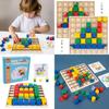 Wooden Creative Building Blocks Puzzle Montessori Educational Toy For Early Learning