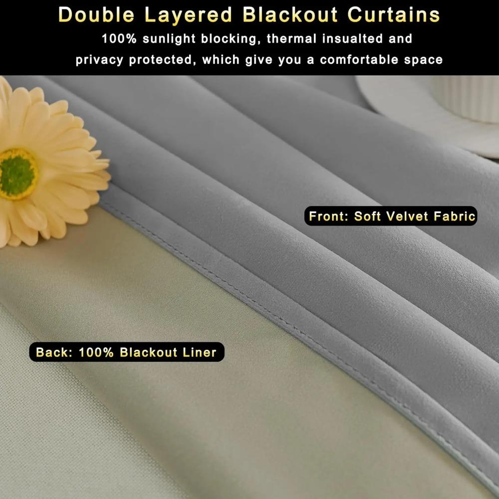 310 cm de altura feito sob medida 100% blackout sala de estar janela cortinas de veludo cortinas de quarto cortinas de cor sólida