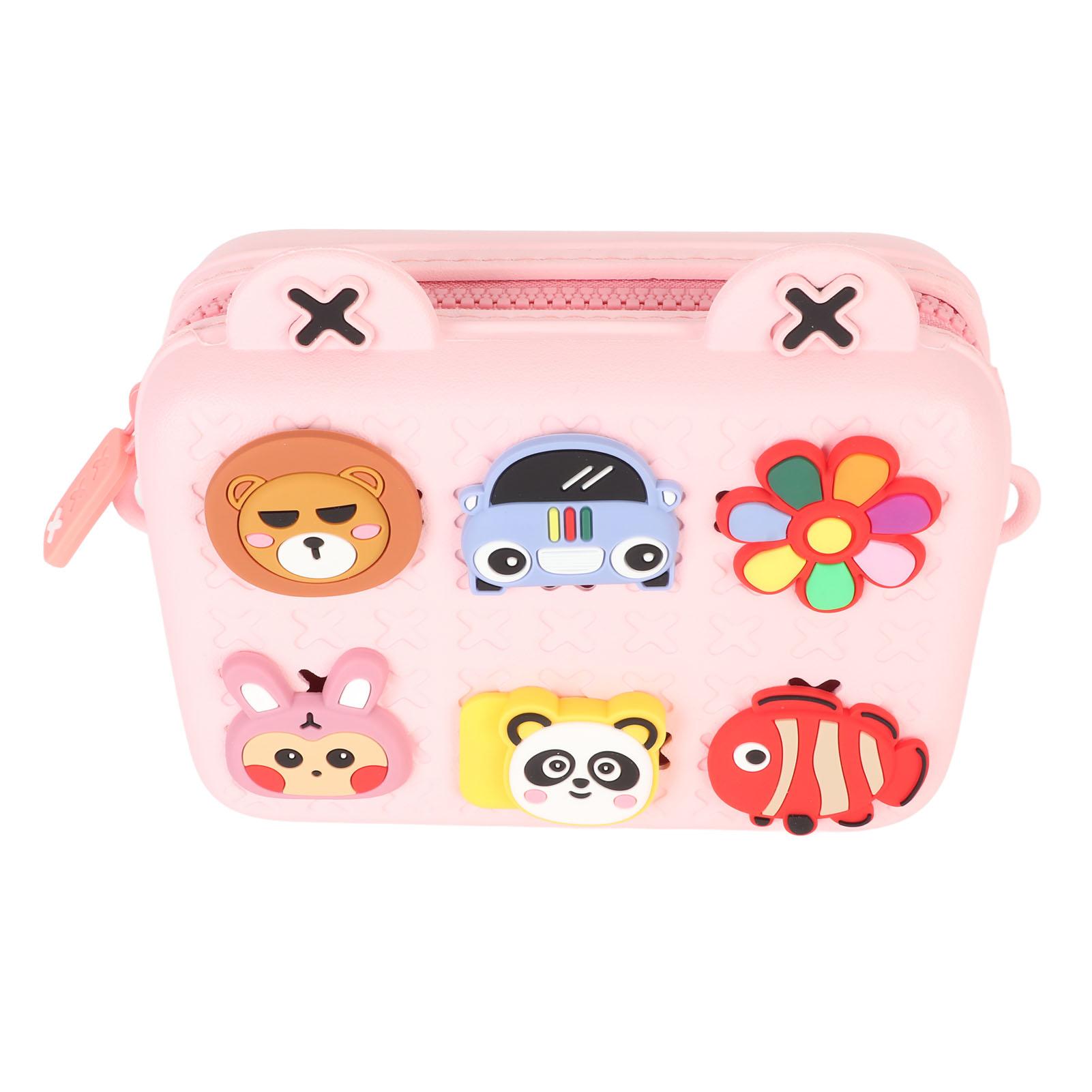 

Детская сумка для фотокамеры с большой емкостью, регулируемым ремешком, с рисунком своими руками, милая детская сумка на плечо с рисунком