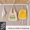 Dormitory Bunk Bed Clothes Hanger Hooks (2-Pack)