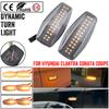 For Hyundai Elantra Sonata Coupe KIA Sportage Rio Sedona LED Dynamic Car Blinker Side Marker Turn Signal Light Lamp Accessories