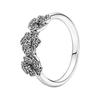 Three Branches Violet 925 Silver Ring Women Ring 190786C01