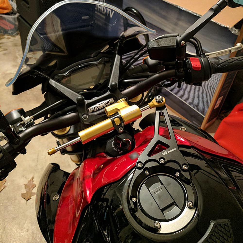 XIAMAOZPR for Carbon Steering GSXS1000 S1000gt Damper Stabilizer Bracket Support Mount Kit Motorcycle Accessories