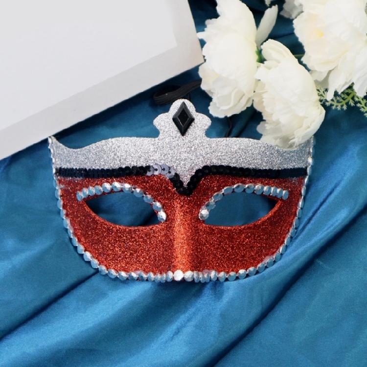 Premium Plastic Masquerades Mask With Color Burst Powder Release Mechanism For Costume Parties