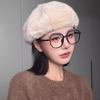 Retro Beret Hat Autumn Winter Women British Hepburn Stylish Artist Painter Hats Thick Warm Woolen Pumpkin Beanies Cap