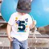 Individuelles Alter [Alter] [Themenelemente] Druck T-Shirt für Kinder [Thema] Stil Geburtstagsshirt Junge Mädchen Sommer Freizeitkleidung