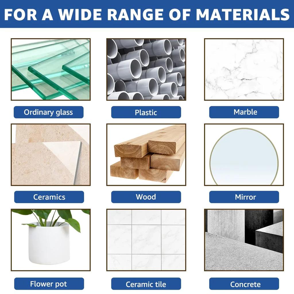 Multifunctional Triangle Drill Bit Diamond Drill Set Ceramic Tile Concrete Brick Wood Glass Punching Hole Saw Metal Dril