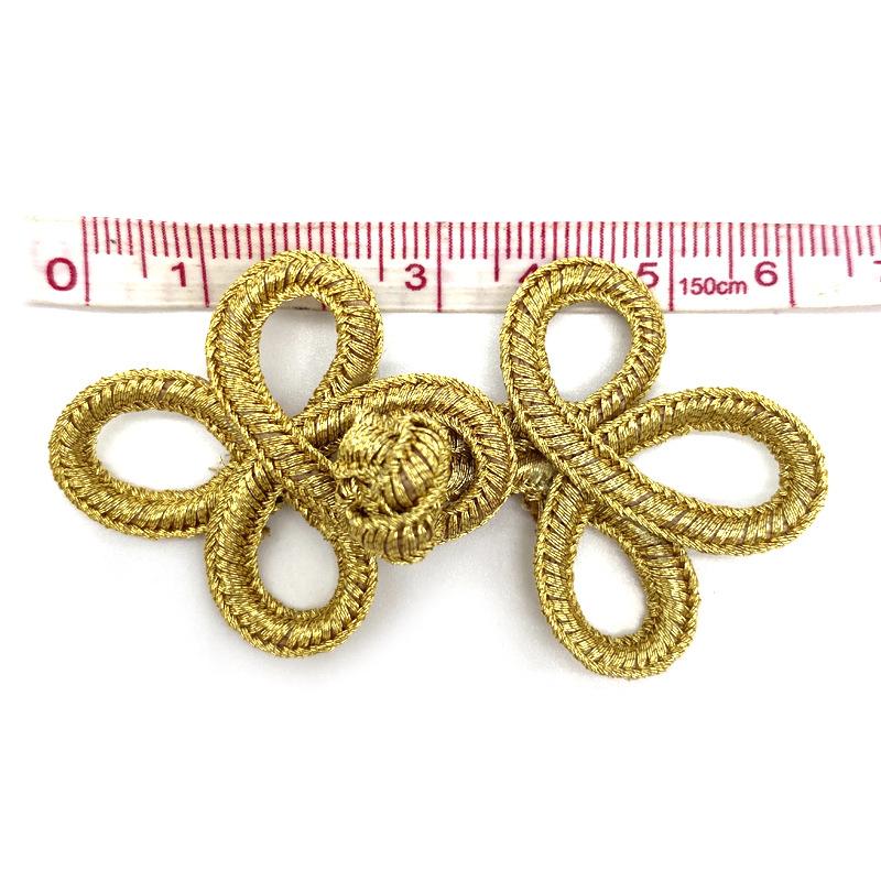 5 Pair Good Chinese Handmade Cheongsam Buttons Knot Fastener Closures DIY Sewing