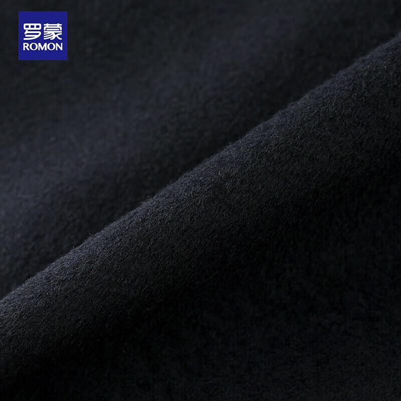 ROMON Men's Mid-length Wool Blend Overcoat