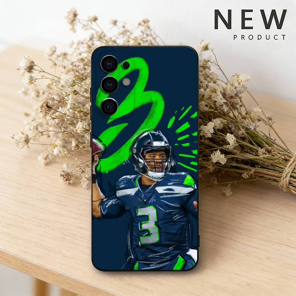 R-Russell Rugby  Wilson 3  phone Case For Samsung S26,25,24,21,22,23,30,20,Ultra,Plus,Fe,Lite Black Soft Cover