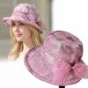 Trendy Bow Design Women's Sun Hat Wide Brim UV Protection Beach Hat Lightweight Breathable Fisherman's Hat Summer Outdoor