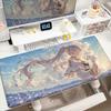 HD Printing Frieren At the Funeral Mousepads Anti-Slip Rubber Bottom Mousepad Large Size Esports Games Office Desk Pad Table Mat
