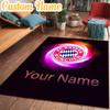 Custom Name Bayern Munchen Logo Design Rug Office Rug Chair Mat Non Slip Carpet Rugs for Bedrooms Dining Room Living Room Home Decor gifts