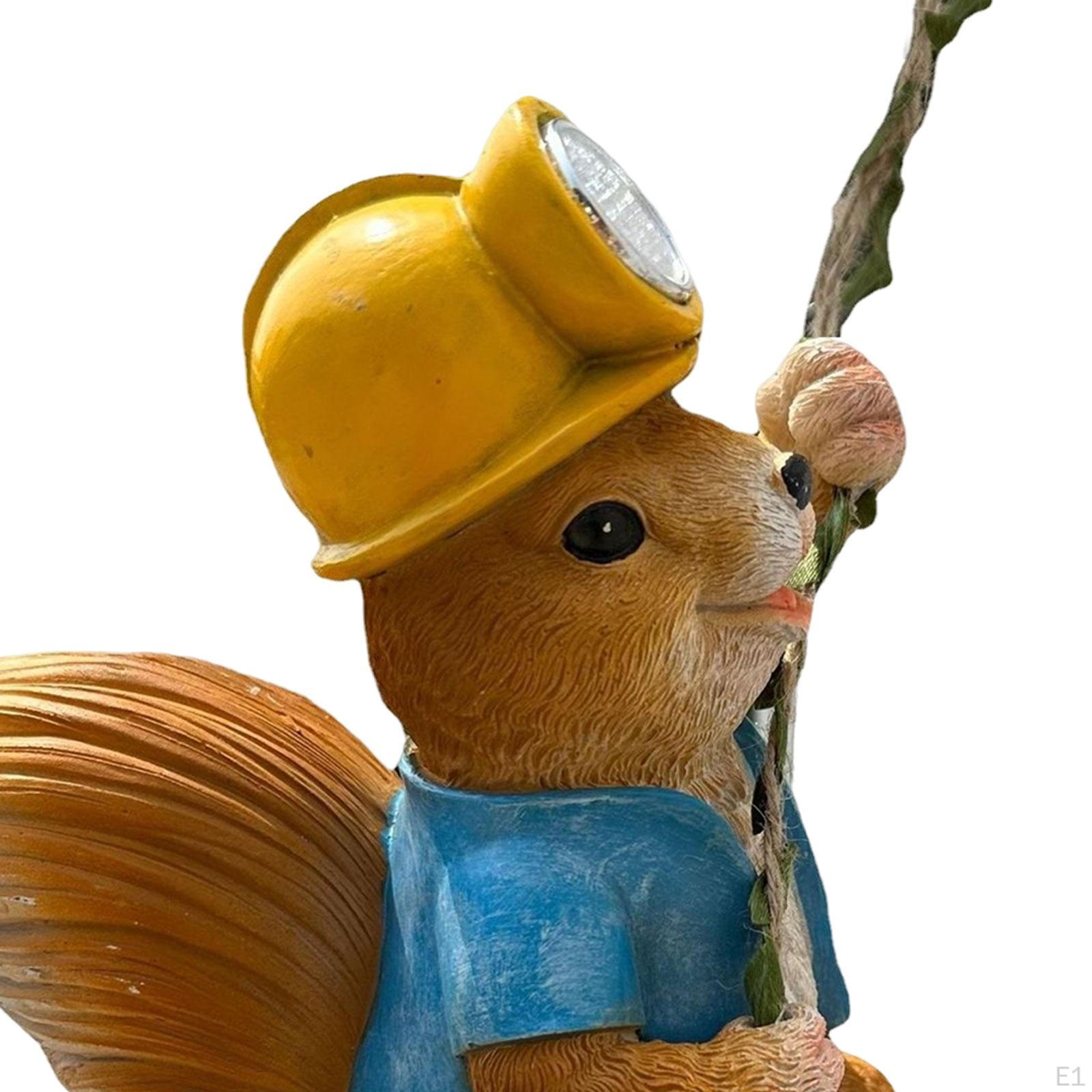 Фигурка животного на солнечной энергии со светодиодной подсветкой для садового декора — фото 3