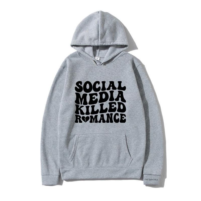 Letter Print Graphic Printing Sweatshirts for Fans Casual Long Sleeve Men/Women Clothing