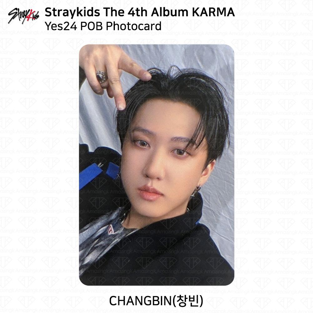 Stray Kids Das 4. Album Karma Yes24 POB Fotokarte KPOP K-POP SKZ